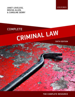 Complete Criminal Law