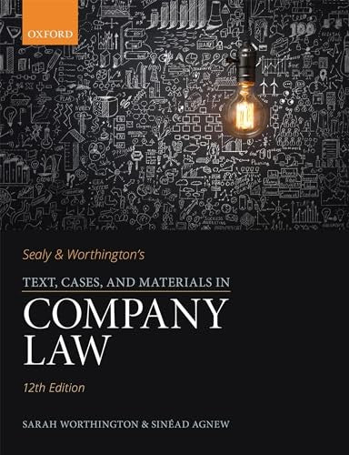 Sealy & Worthington's Text, Cases, and Materials in Company Law