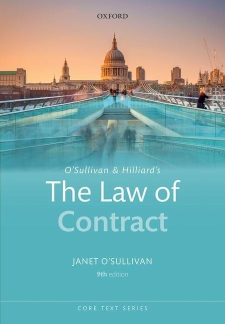 O'Sullivan & Hilliard's The Law of Contract