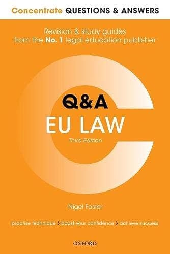 Concentrate Questions and Answers EU Law