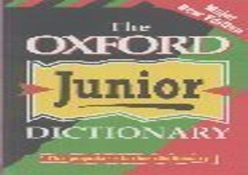 The Oxford Junior Dictionary