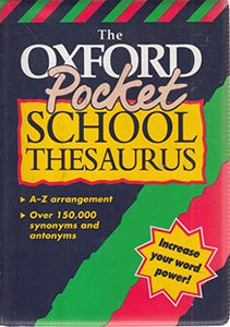 The Oxford Pocket School Thesaurus 