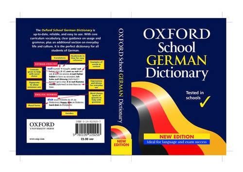 OXFORD SCHOOL GERMAN DICTIONARY