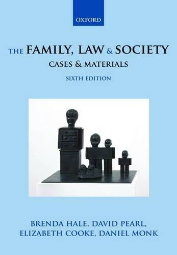 The Family, Law and Society: Cases and Materials