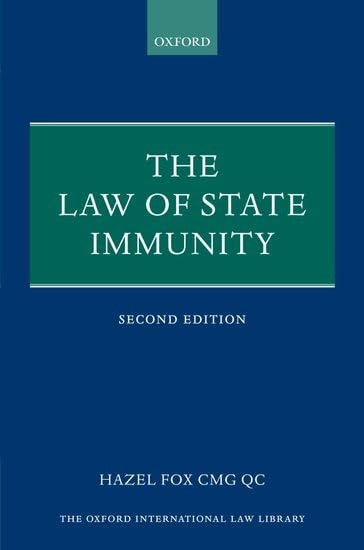 The Law of State Immunity
