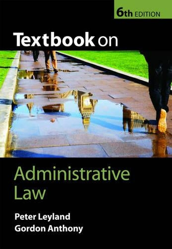Textbook on Administrative Law
