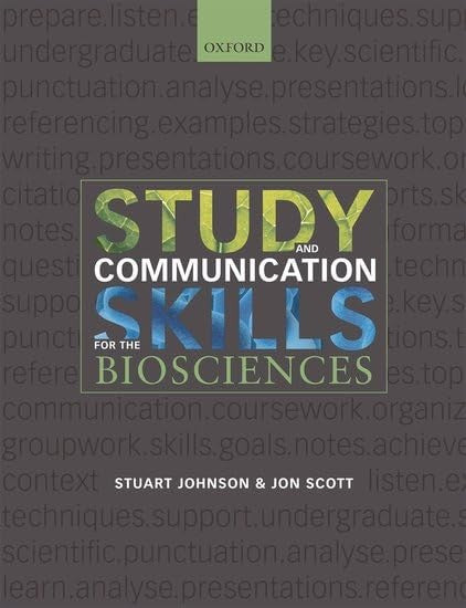 Study and Communication Skills for the Biosciences