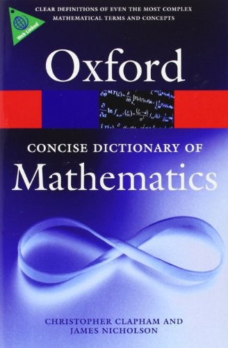 Concise Oxford Dictionary Of Mathematics