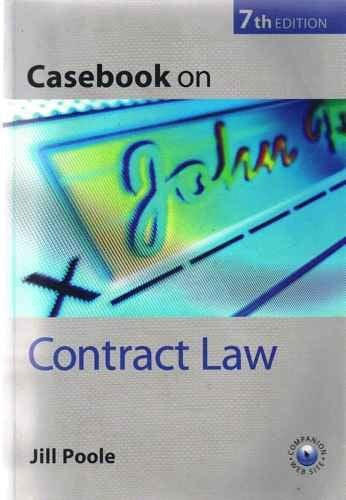 Casebook on Contract Law