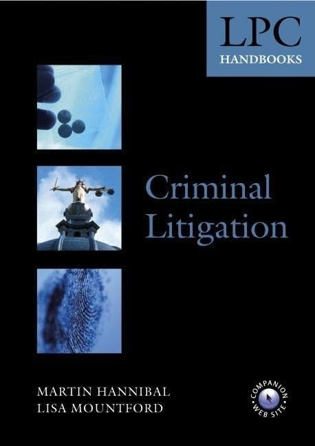 LPC Handbook on Criminal Litigation