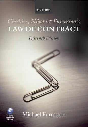 Cheshire, Fifoot and Furmston's Law of Contract