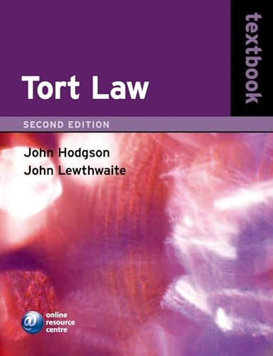 Tort Law Textbook