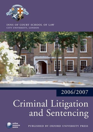 Criminal Litigation and Sentencing