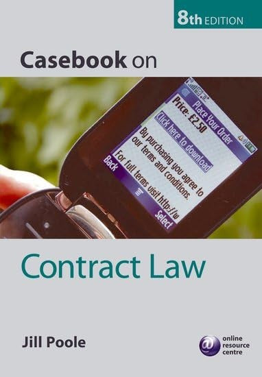Casebook on Contract Law