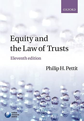 Equity and the Law of Trusts