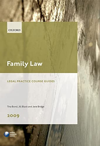 Family Law 2009 LPC Guide