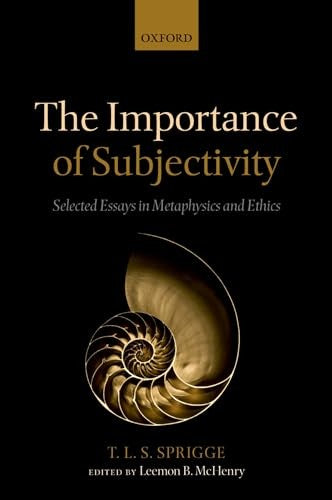 The Importance of Subjectivity