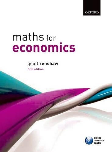 Maths for Economics