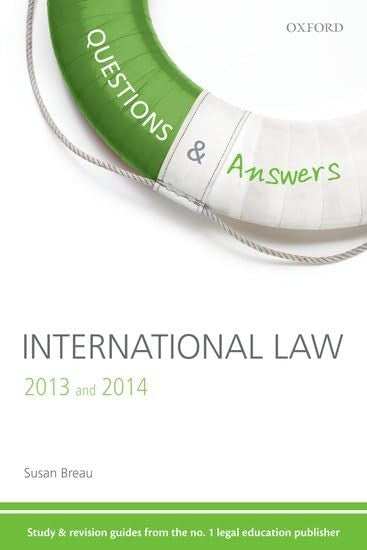 Questions & Answers International Law 2013 and 2014