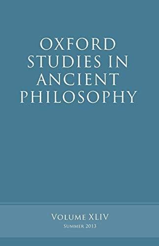 Oxford Studies in Ancient Philosophy, Volume 44
