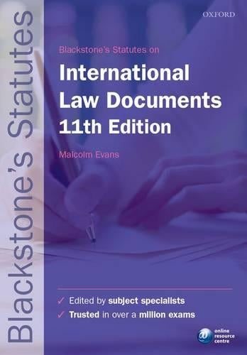 Blackstone's International Law Documents