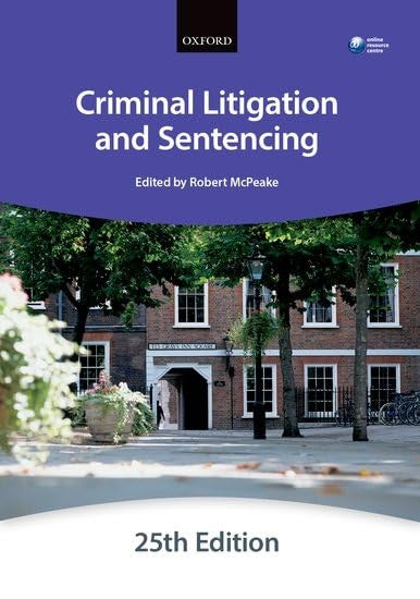 Criminal Litigation & Sentencing