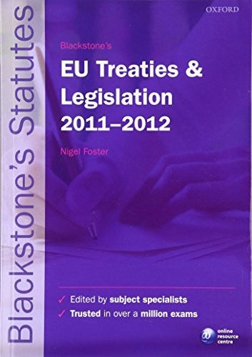 Blackstone's EU Treaties and Legislation