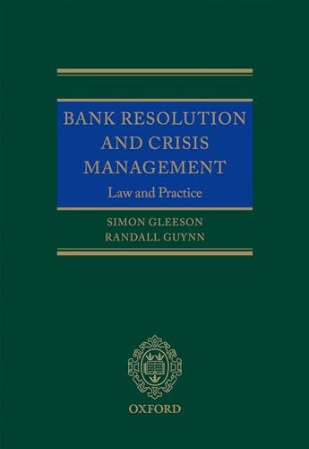 Bank Resolution and Crisis Management