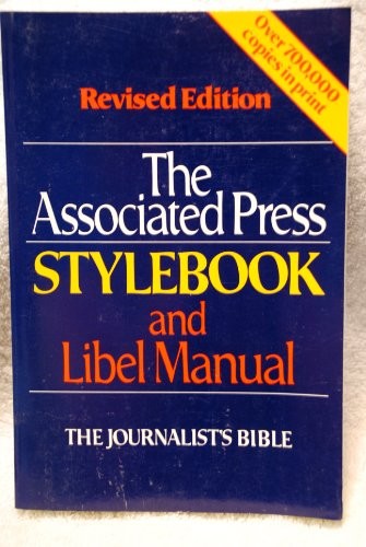Style Book and Libel Manual