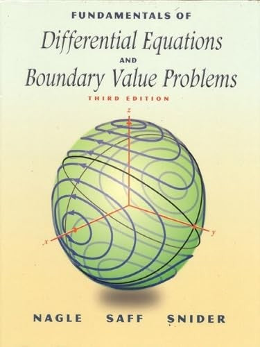 Fundamentals of Differential Equations and Boundary Value Problems