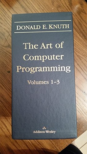 Art of Computer Programming, The, Volumes 1-3 Boxed Set