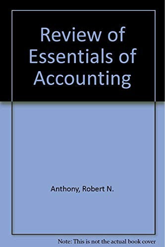 Review of Essentials of Accounting
