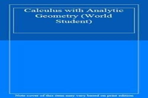 Calculus with Analytic Geometry