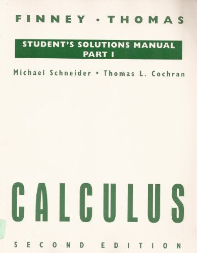 Student Solutions Manual