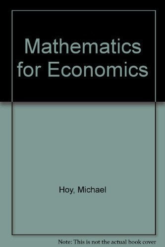 Mathematics for Economics