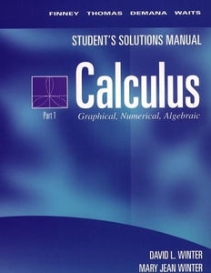 Student Solution Manual Part 1 