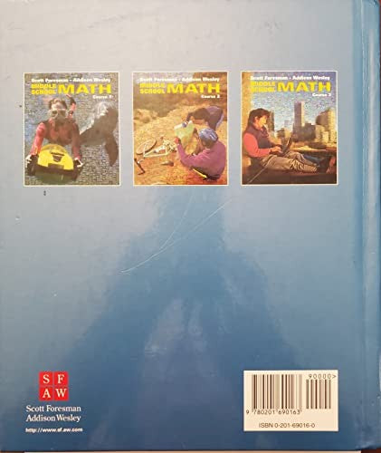 Sfaw Math Middle School Course 1 Student Edition 1998