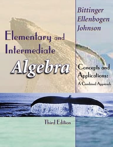 Elementary and Intermediate Algebra