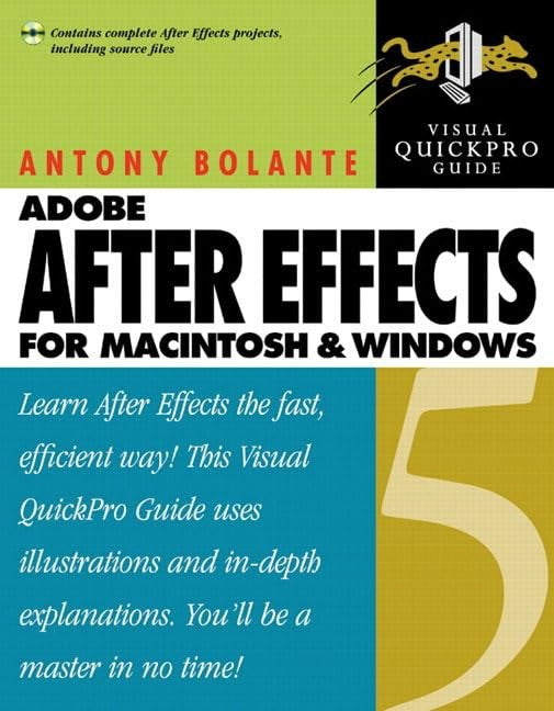 After Effects 5 for Macintosh and Windows