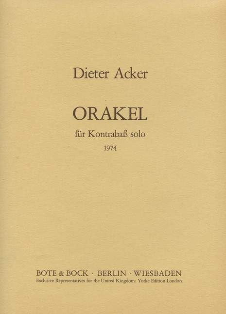 Oracel: double bass.