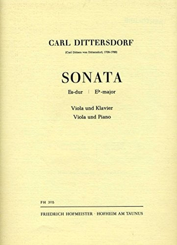 Dittersdorf: Viola Sonata in Eb major