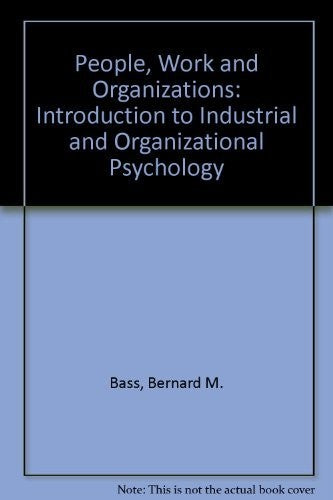 People, Work and Organizations