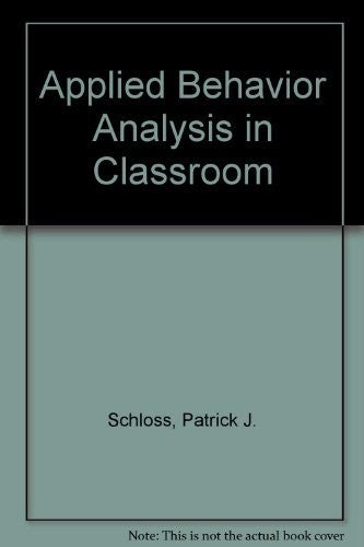 Applied Behavior Analysis in Classroom