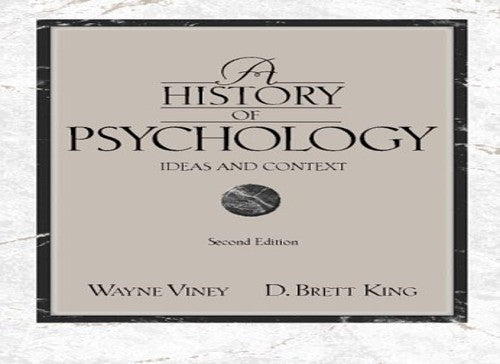 A History of Psychology