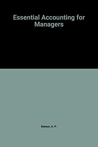 Essential Accounting for Managers