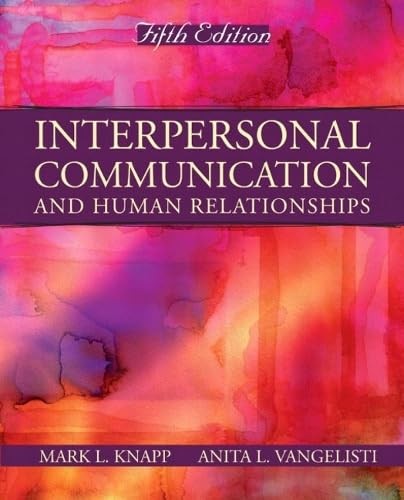 Interpersonal Communication and Human Relationships