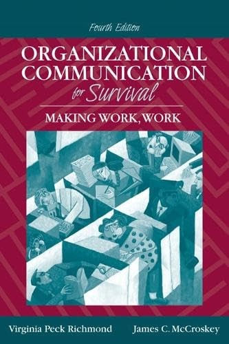 Organizational Communication for Survival