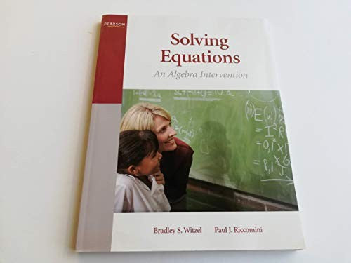 Solving Equations