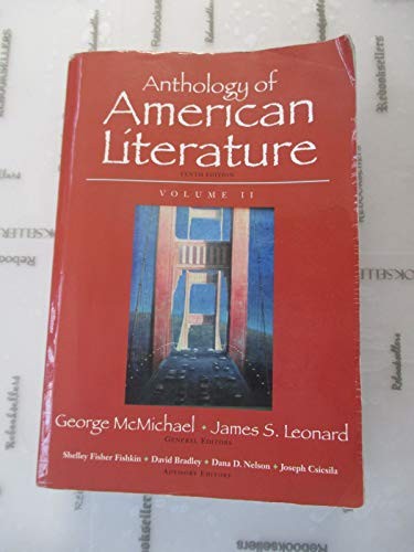 Anthology of American Literature, Volume II
