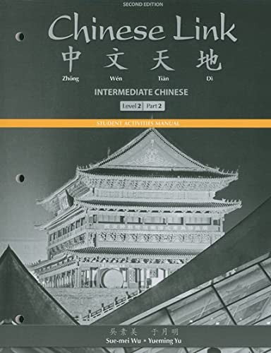 Student Activities Manual for Chinese Link